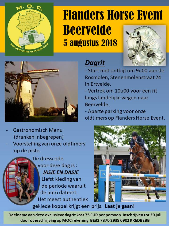 Uitnodiging Flanders Horse Event