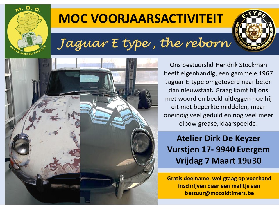 Uitnodiging MOC Jaguar avond